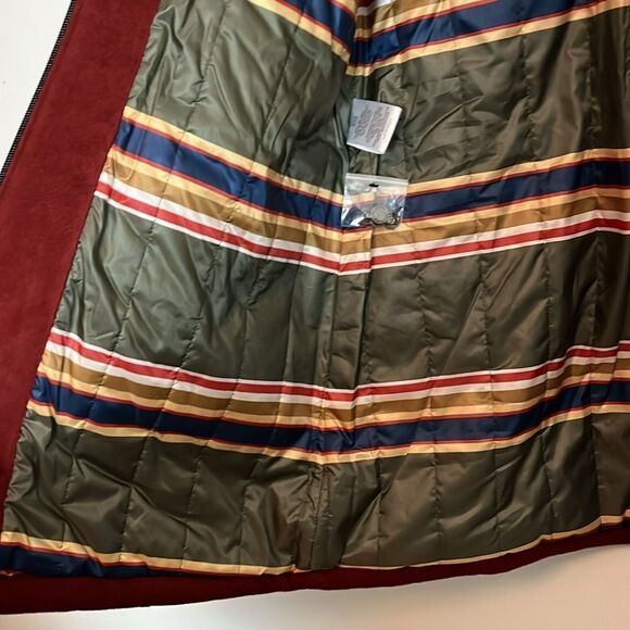 Pendleton Beverly wool poly blend zip anorak hooded jacket size large - Picture 13 of 16